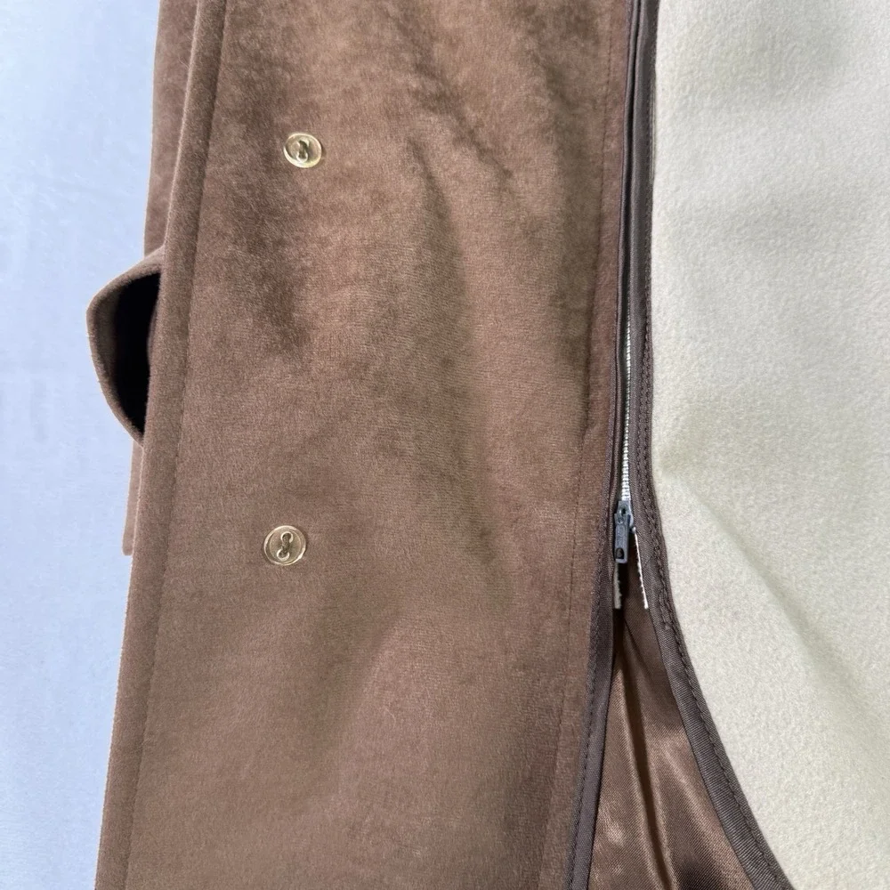 Vintage Grais Western Overcoat Mens 42L‎ Chocolate Jacket Coat Made in USA Liner